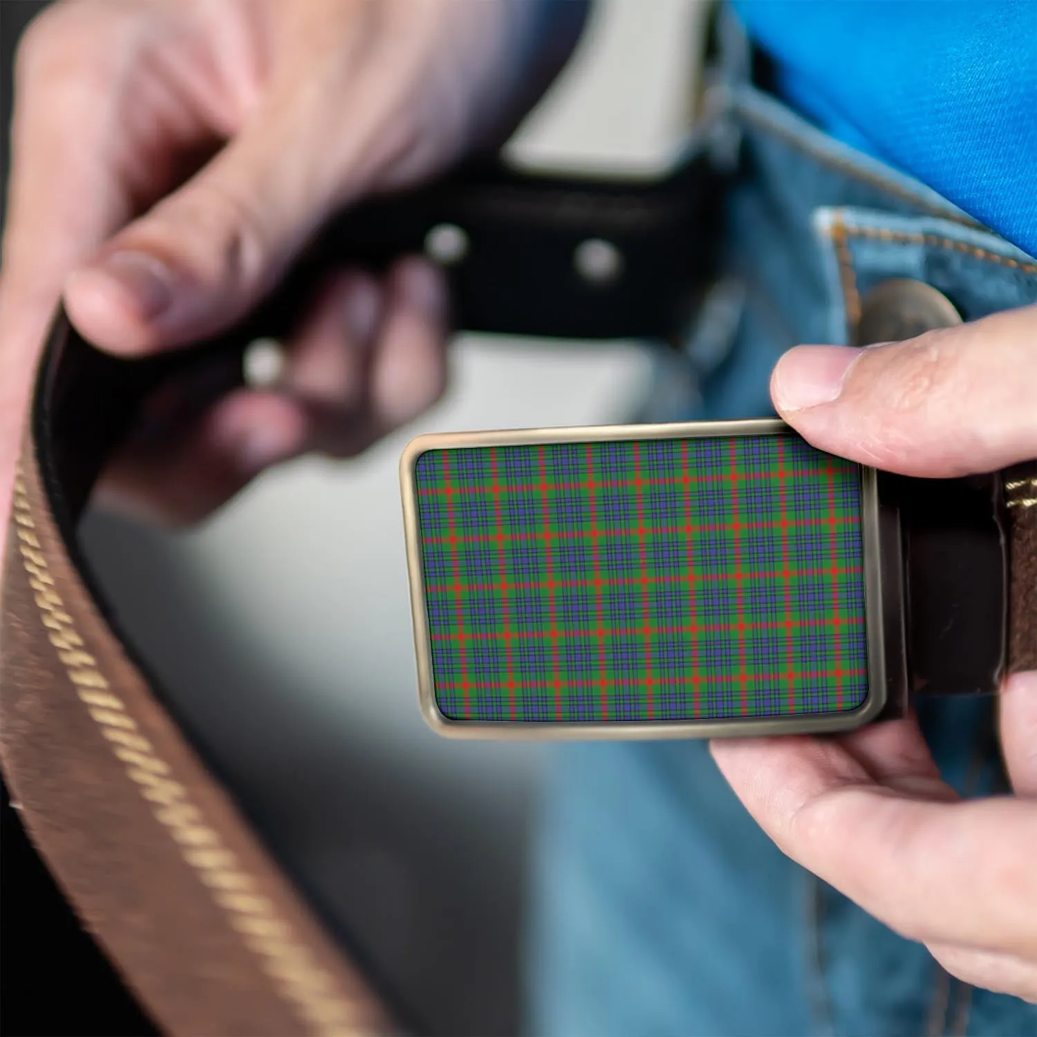 Aiton Tartan Belt Buckles