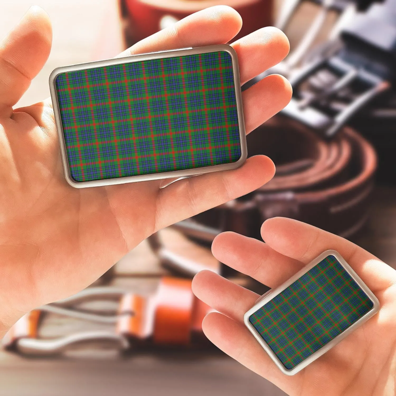 Aiton Tartan Belt Buckles