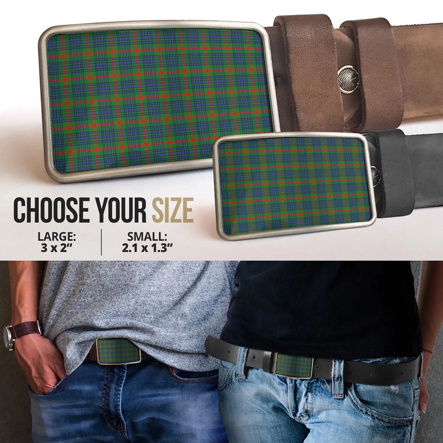 Aiton Tartan Belt Buckles
