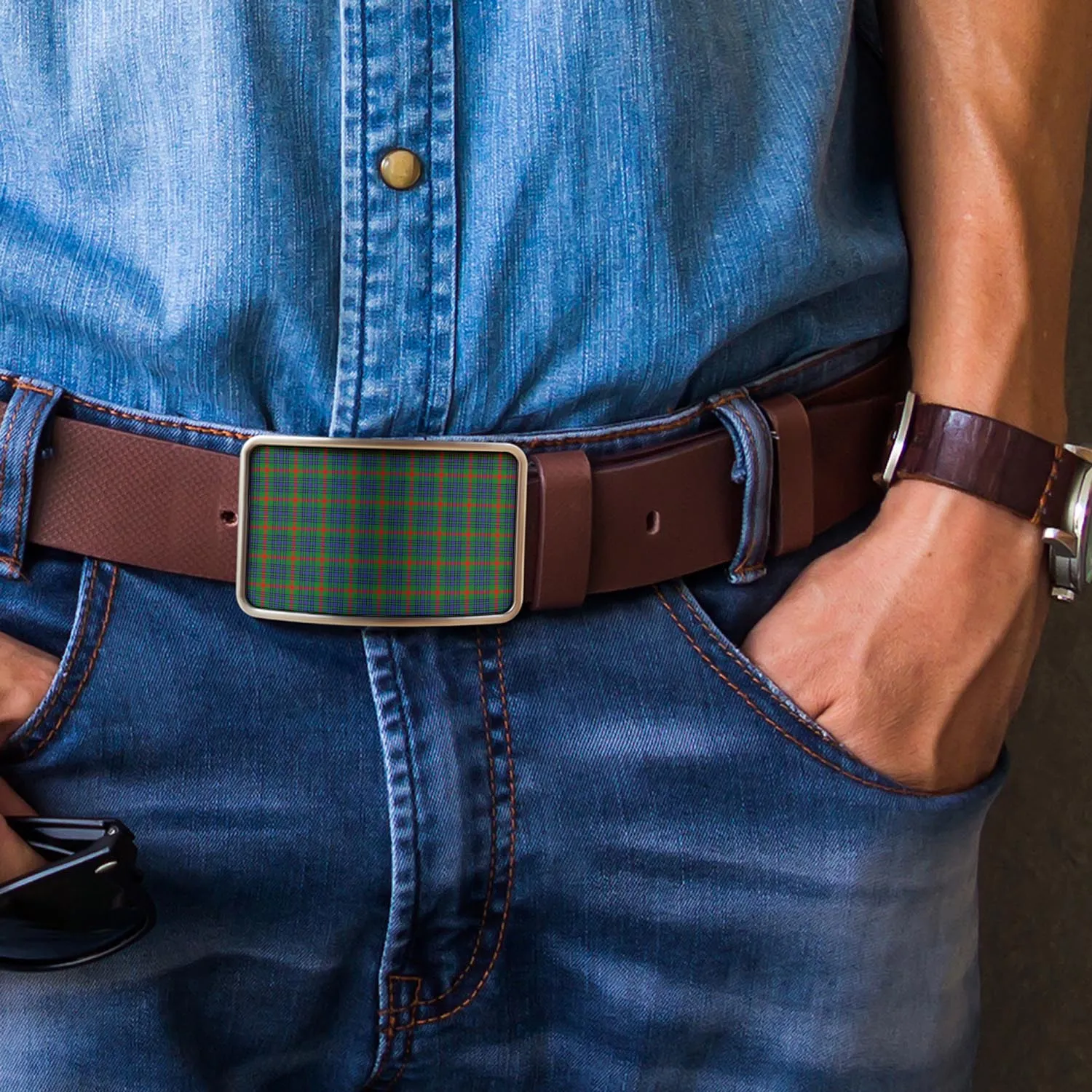 Aiton Tartan Belt Buckles