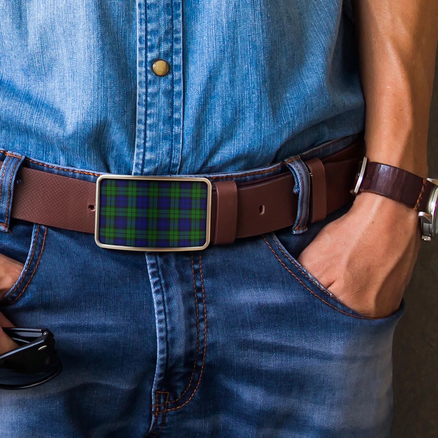 Bannatyne Tartan Belt Buckles