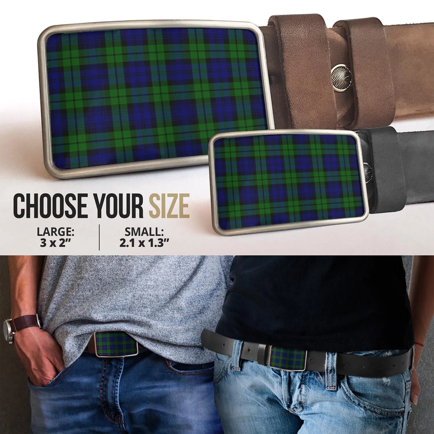 Bannatyne Tartan Belt Buckles