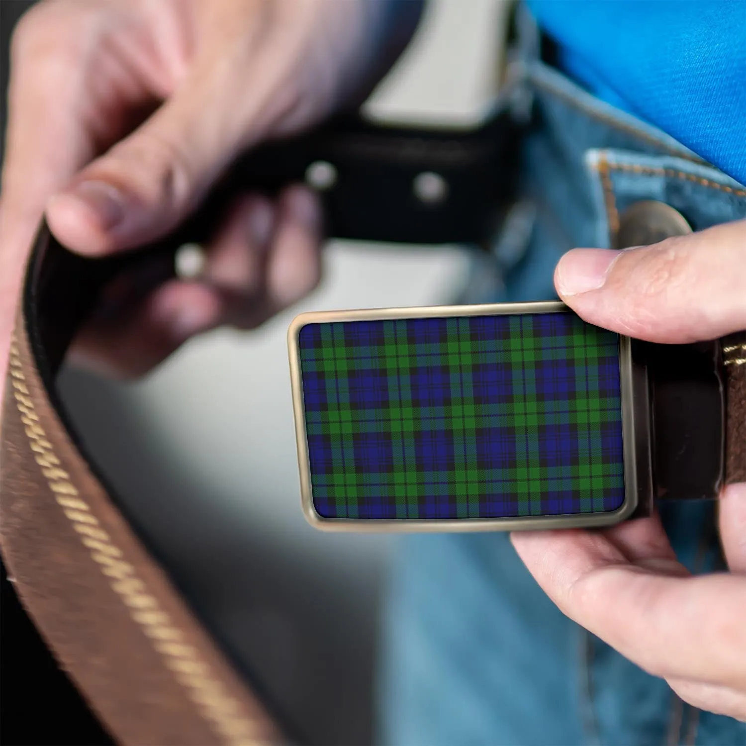 Bannatyne Tartan Belt Buckles