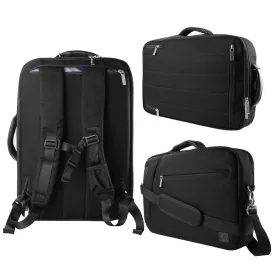 Black 10" to 12-inch Convertible Laptop Bag for HP EliteBook, Pro Slate 12, Elite X2, Spectre, Pavilion