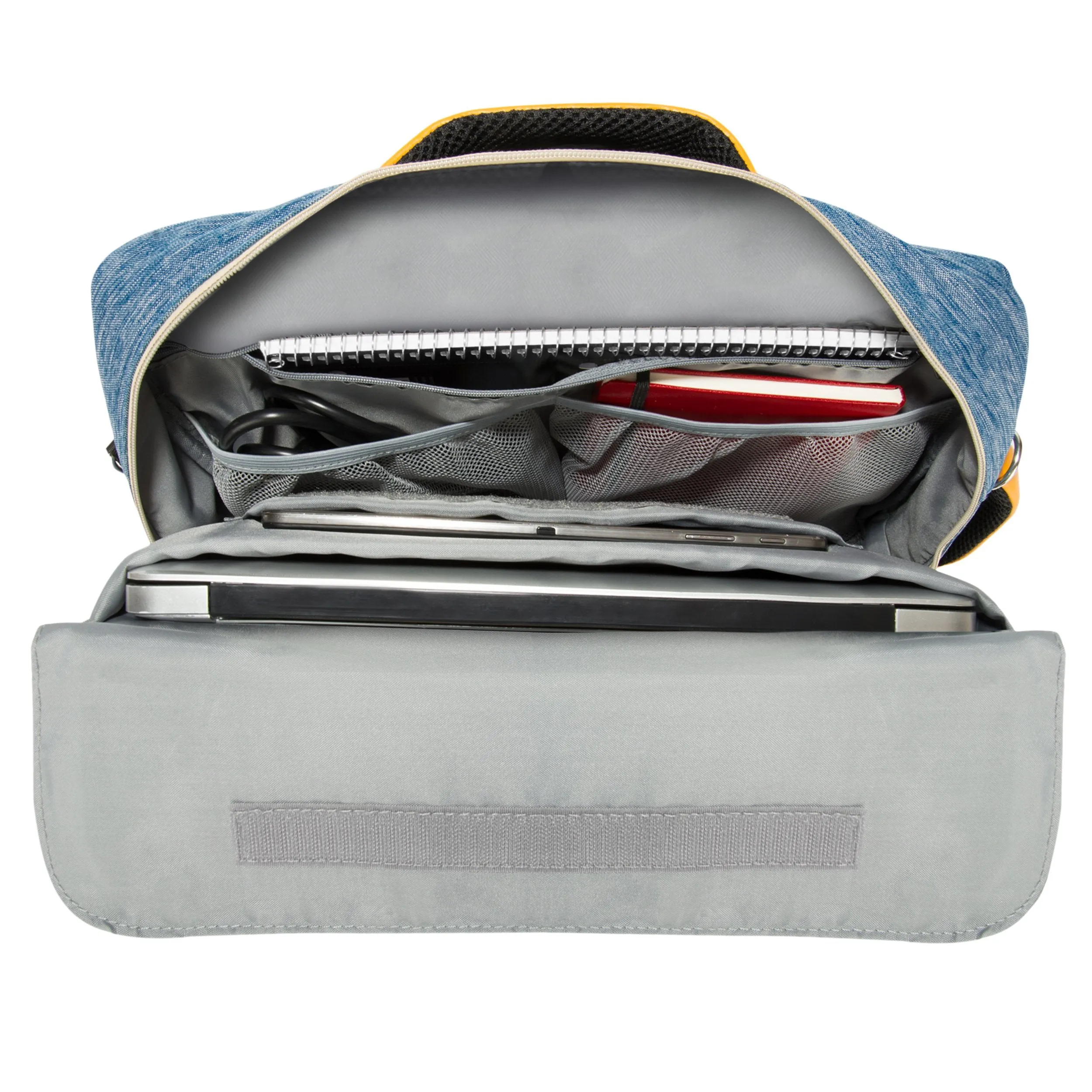 Blue 10" to 12-inch Convertible Laptop Bag, Mouse, USB HUb for HP EliteBook, Pro Slate 12, Elite X2, Spectre, Pavilion