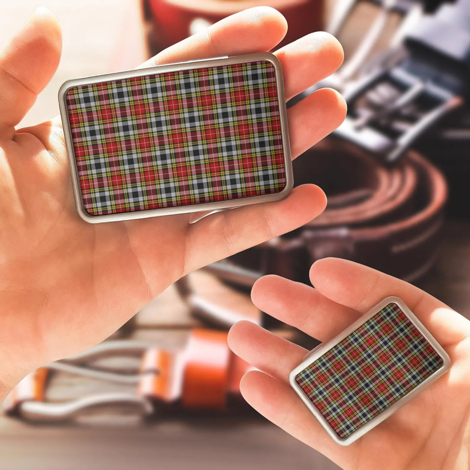 Buchanan Old Dress Tartan Belt Buckles