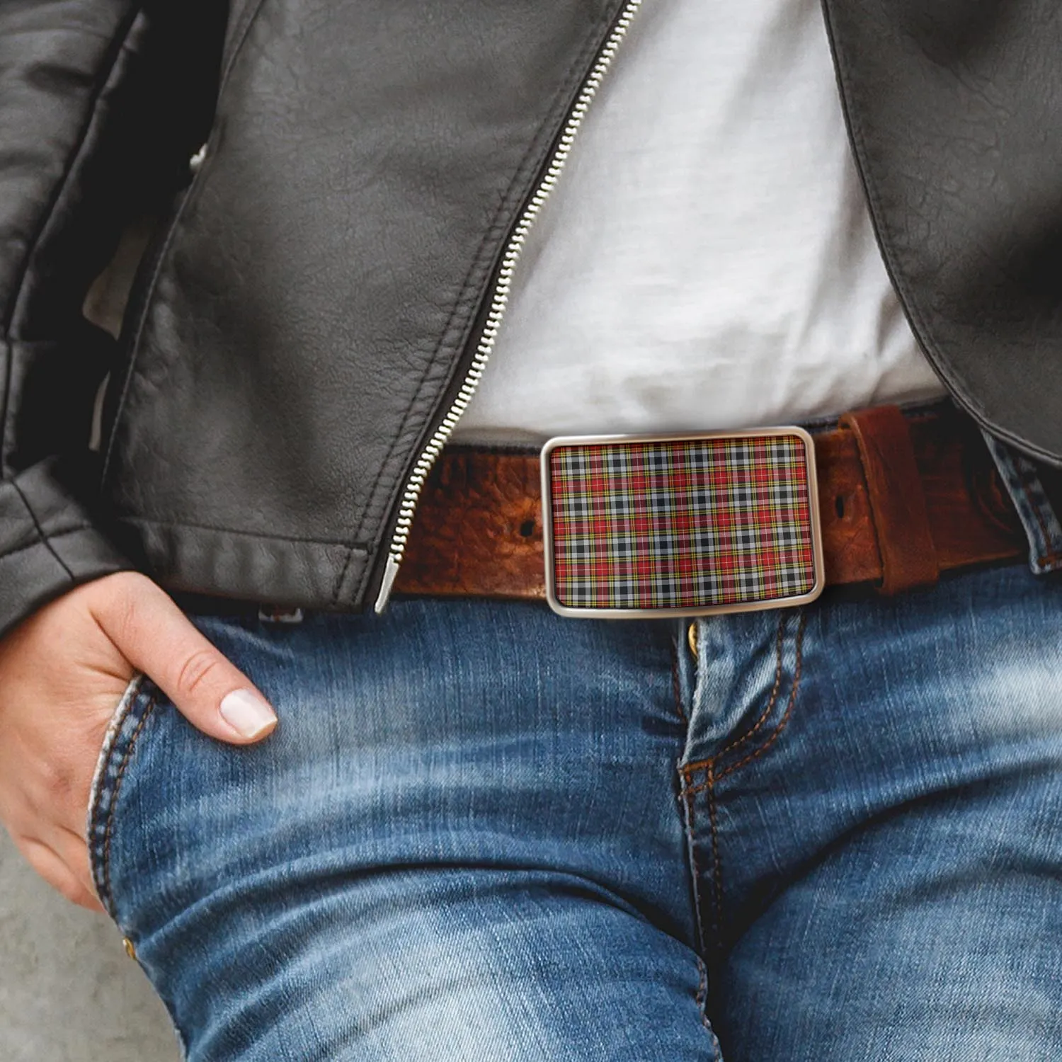 Buchanan Old Dress Tartan Belt Buckles