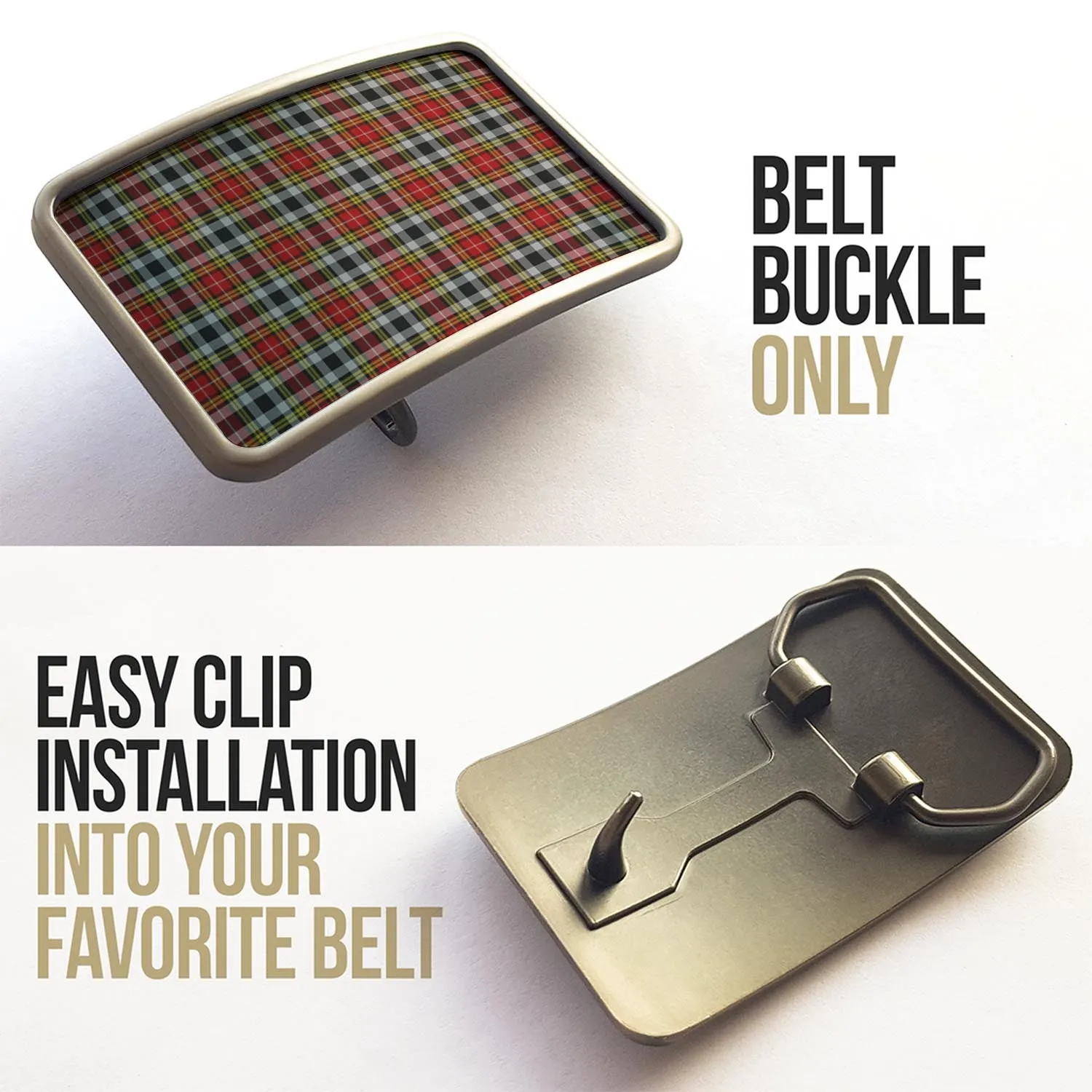 Buchanan Old Dress Tartan Belt Buckles