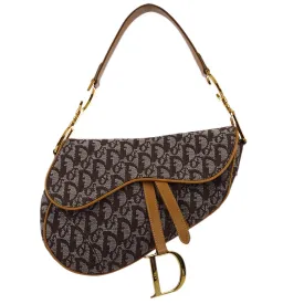 Christian Dior 2001 Brown Trotter Saddle Bag