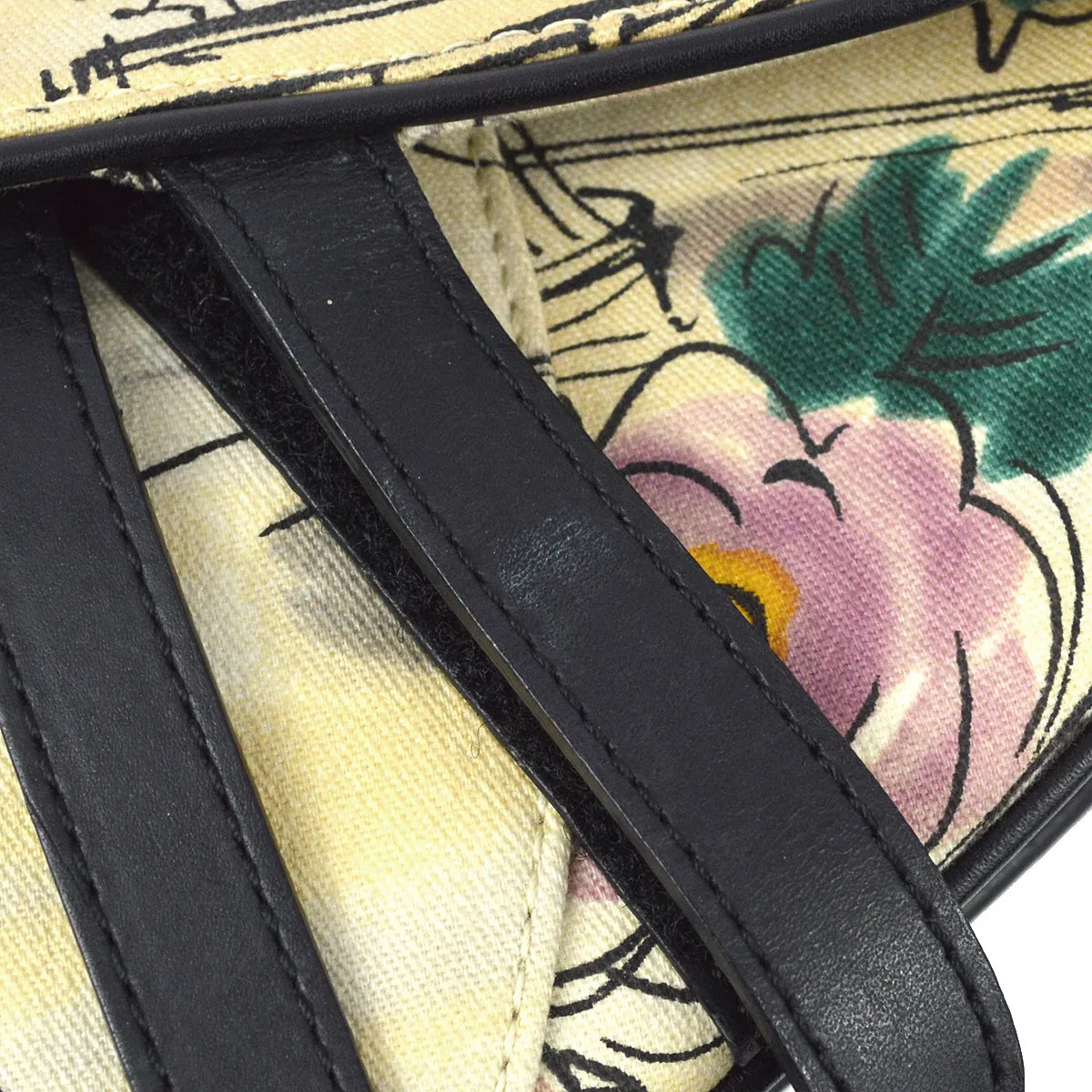 Christian Dior 2005 John Galliano Saddle Handbag