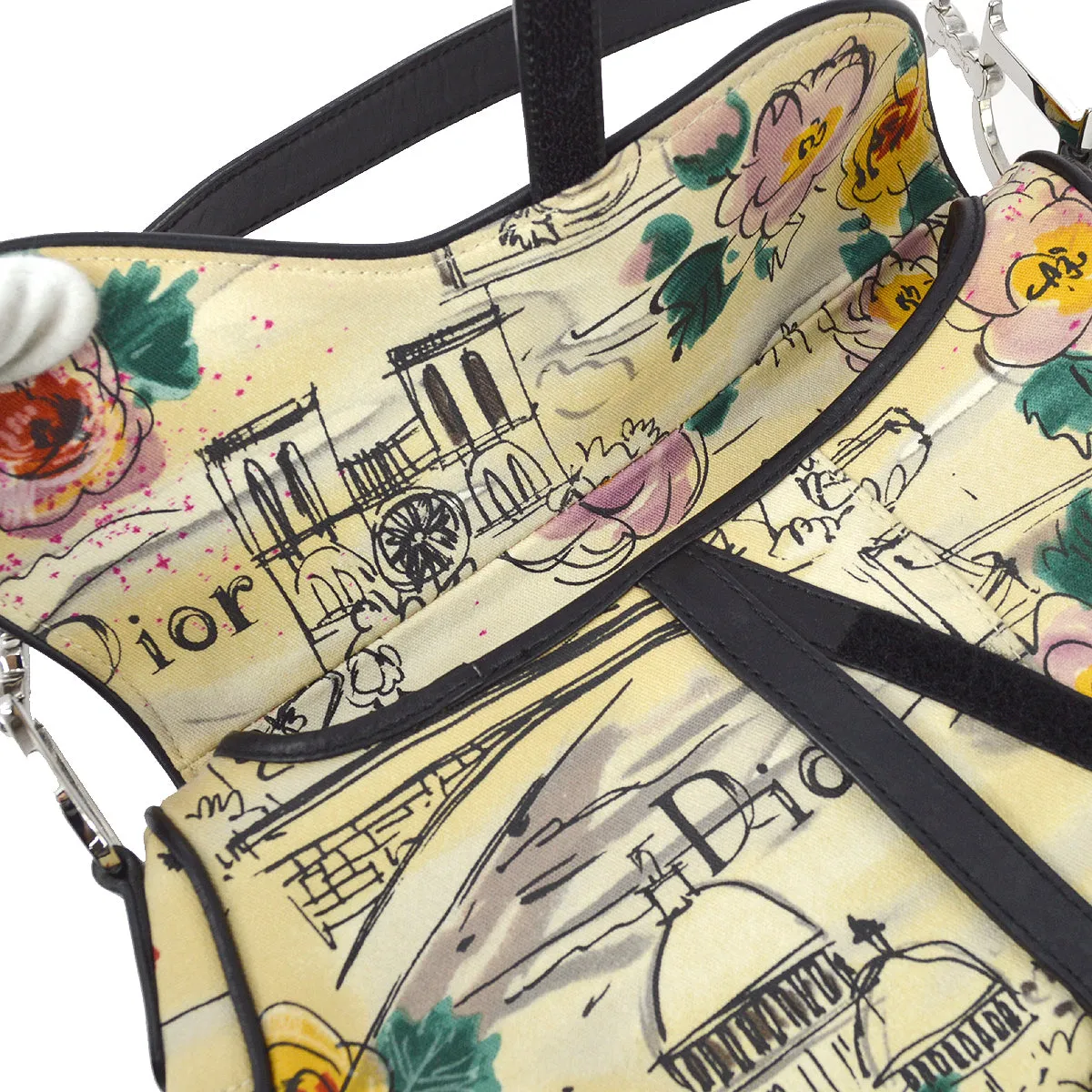 Christian Dior 2005 John Galliano Saddle Handbag