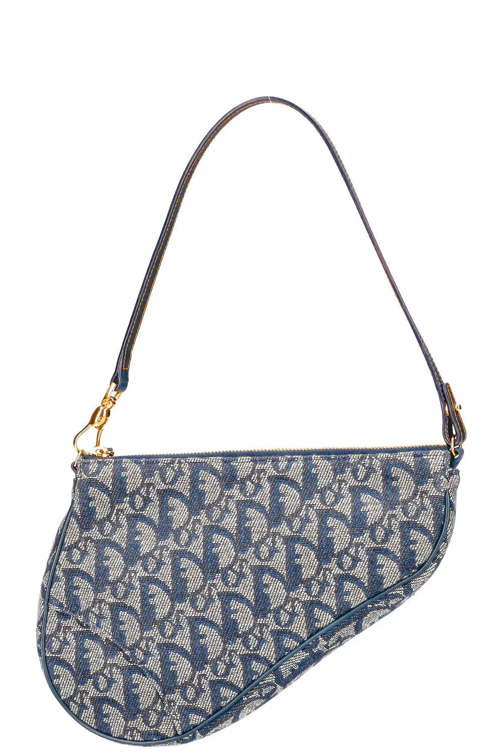 CHRISTIAN DIOR Vintage Oblique Saddle Pochette