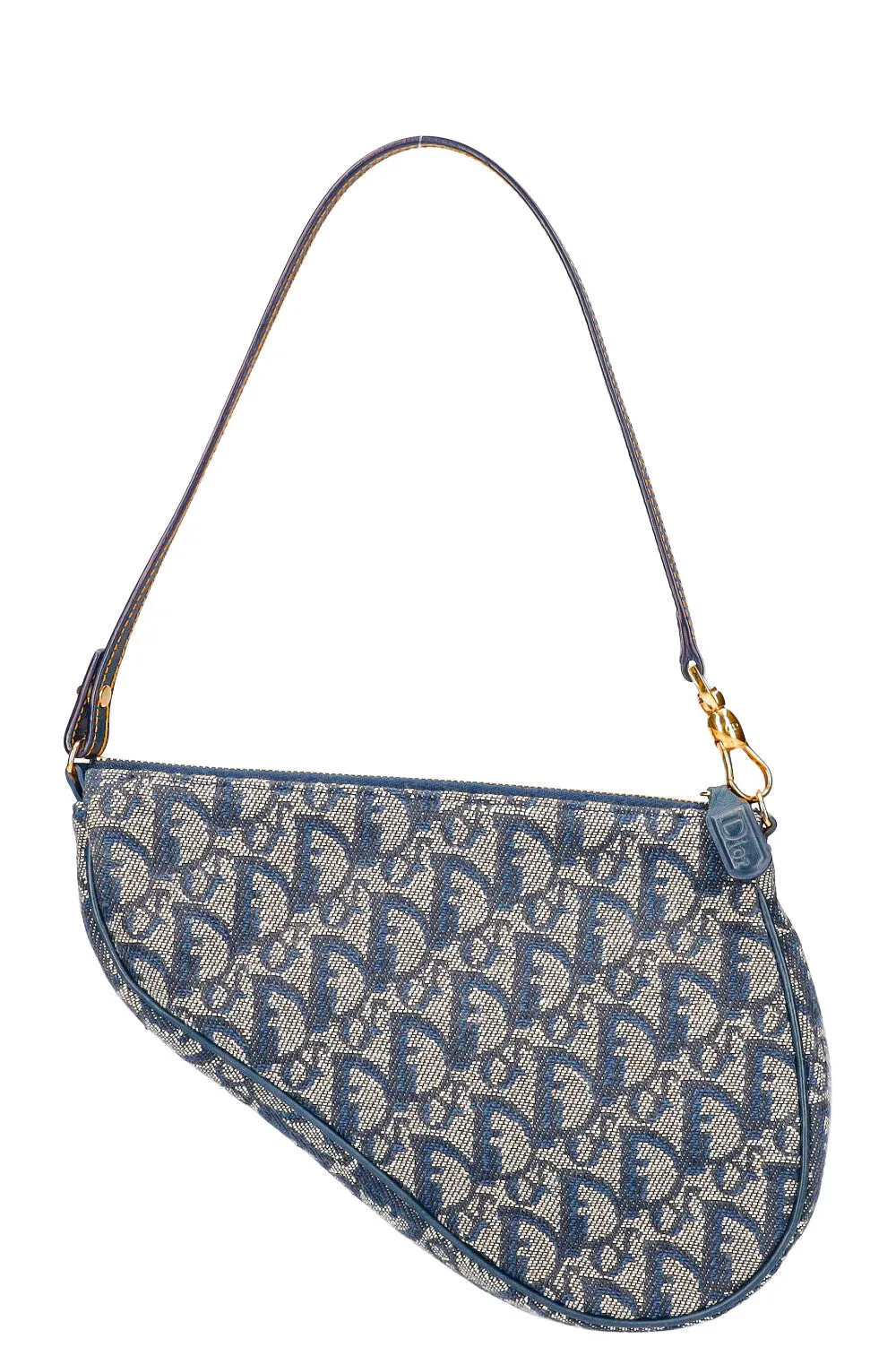 CHRISTIAN DIOR Vintage Oblique Saddle Pochette