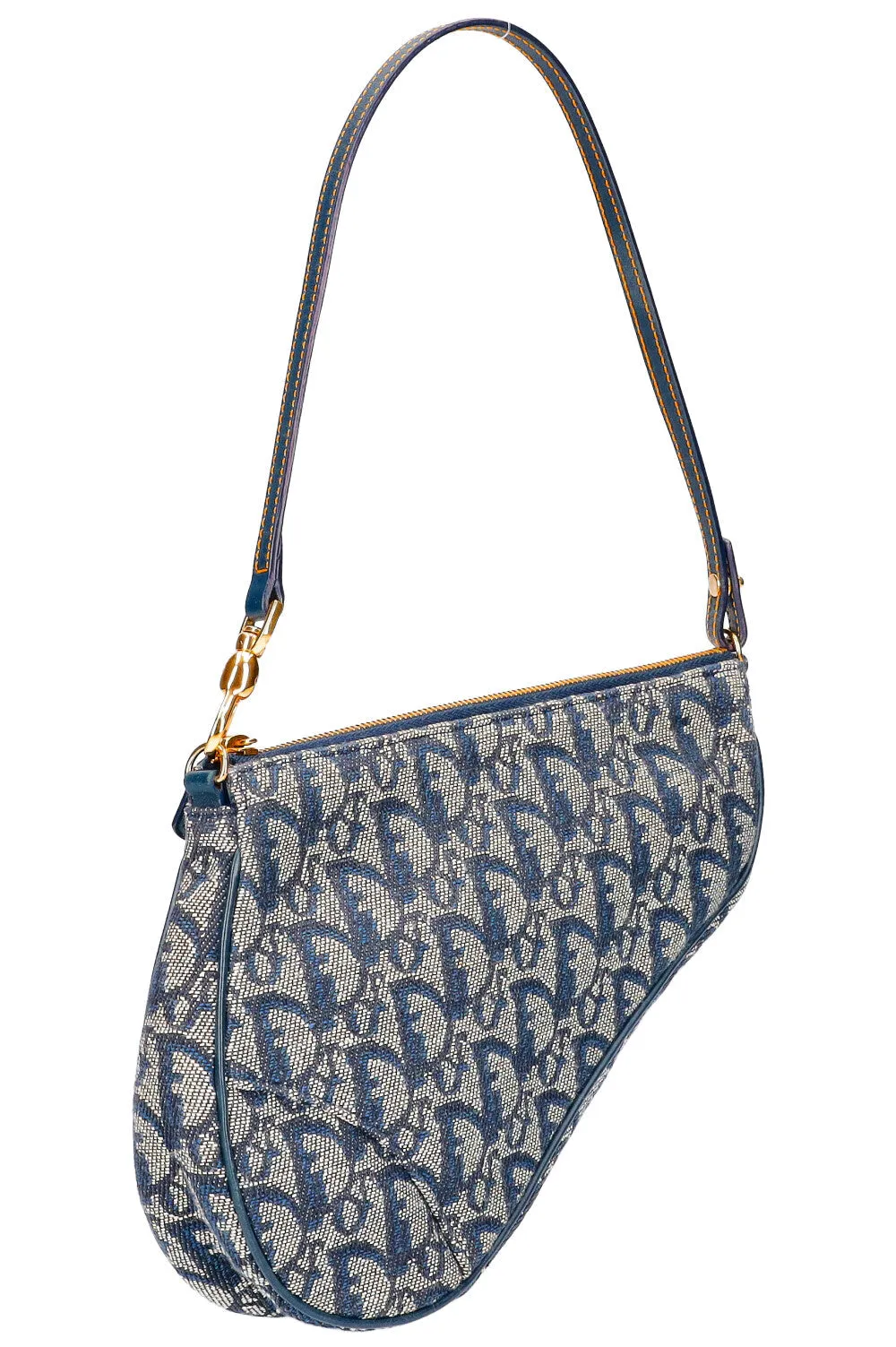 CHRISTIAN DIOR Vintage Oblique Saddle Pochette