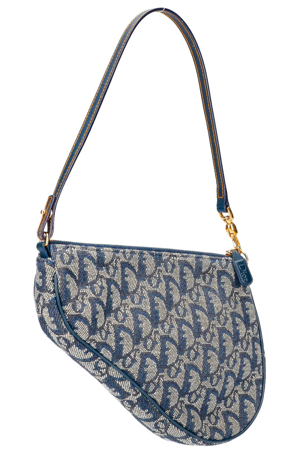 CHRISTIAN DIOR Vintage Oblique Saddle Pochette