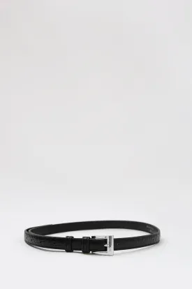 curator belt / black|silver