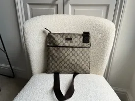 Gucci GG Canvas Slim Messenger Bag