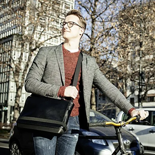 Moleskine Classic Slim Messenger Bag, Sapphire Blue