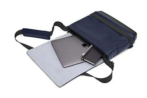 Moleskine Classic Slim Messenger Bag, Sapphire Blue