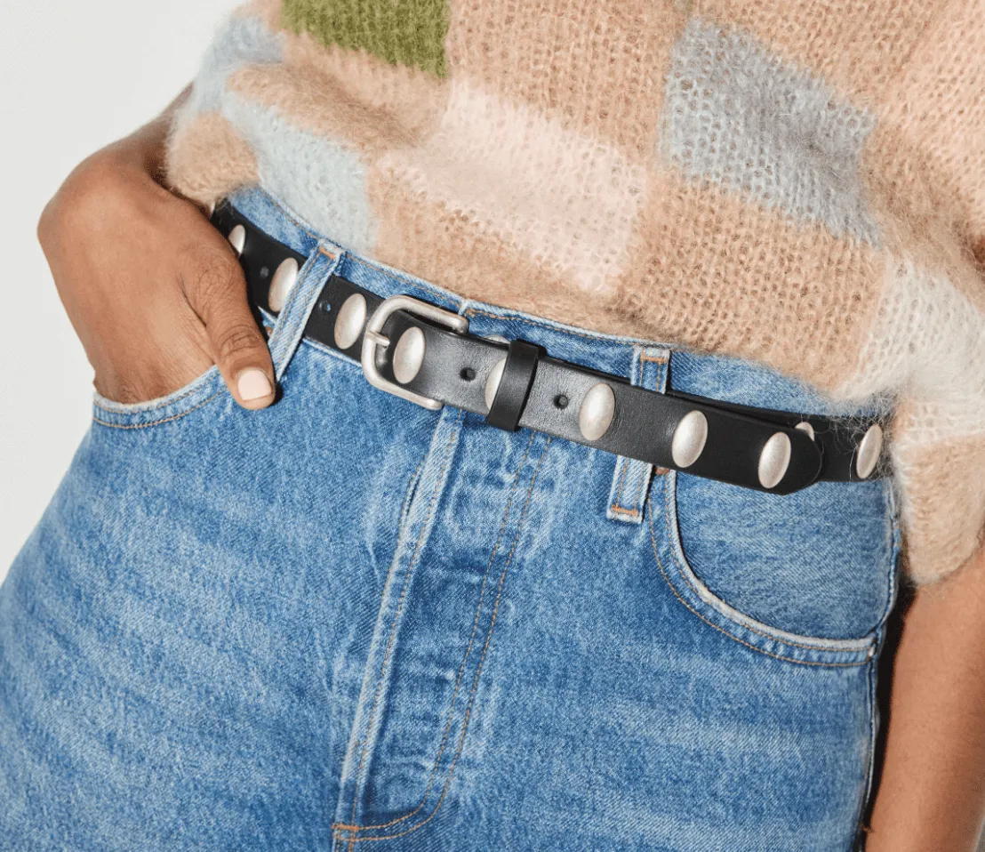 Rebecca Oval Studded Belt