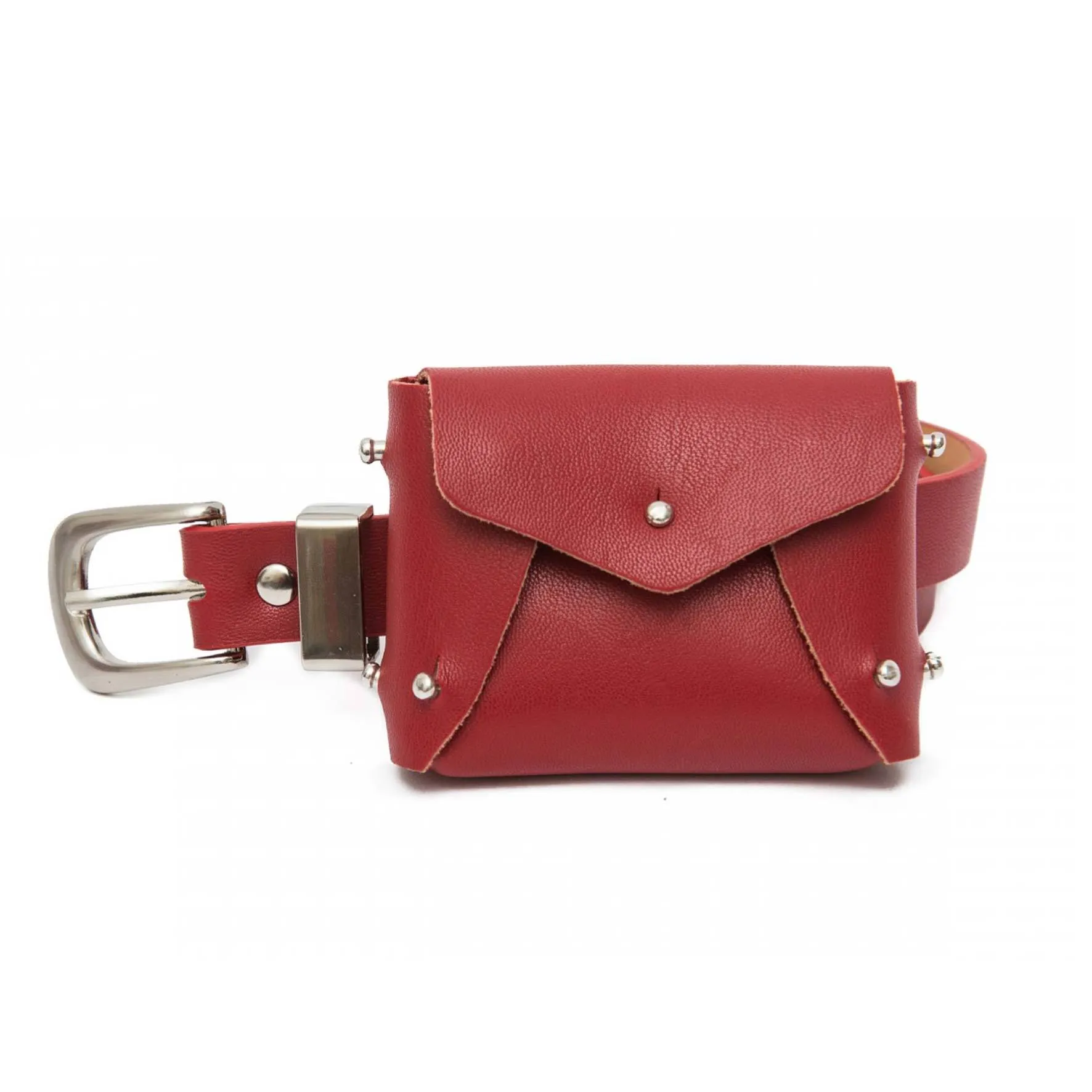 Red mini bag belt