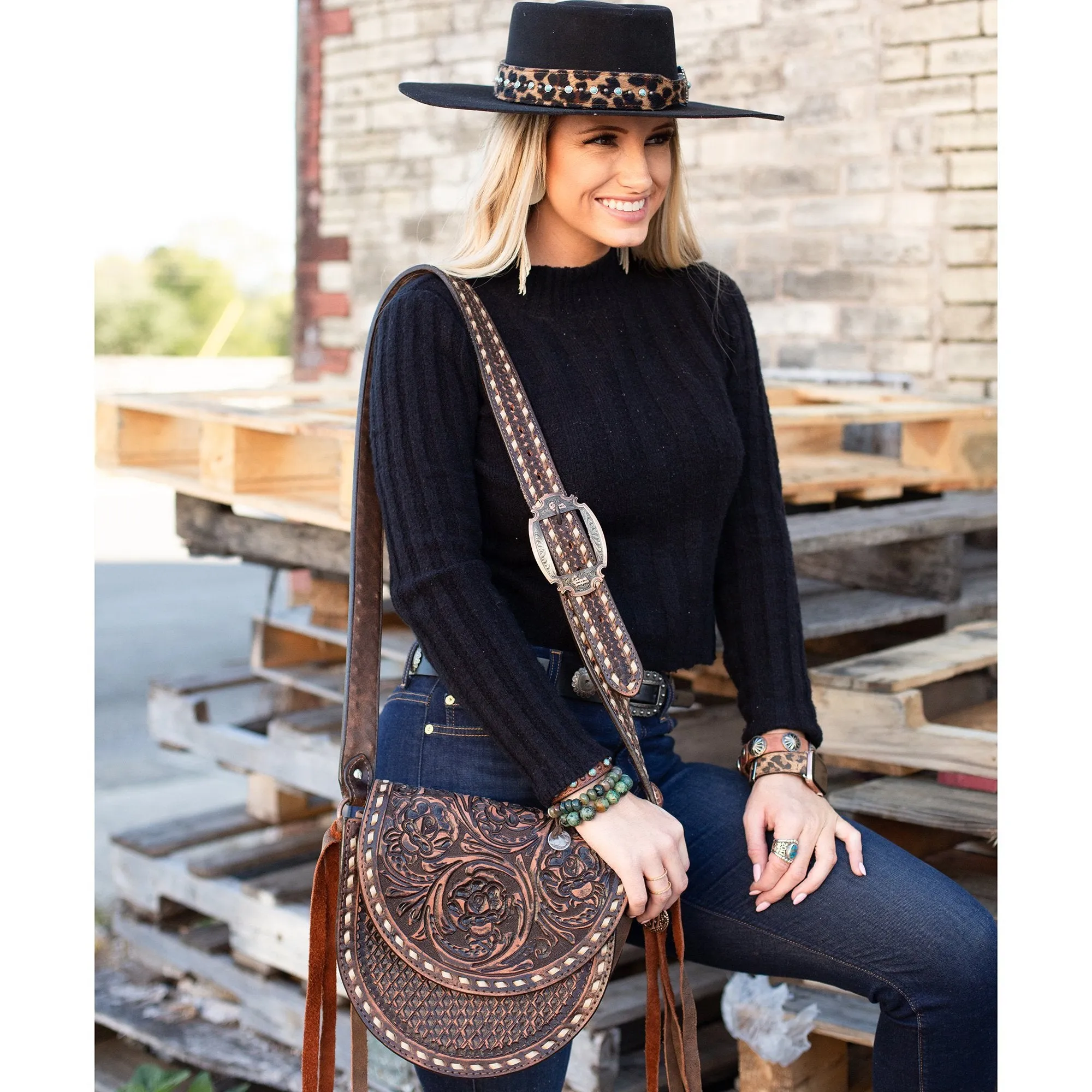SB22 - Tularosa Brown Vintage Saddle Bag