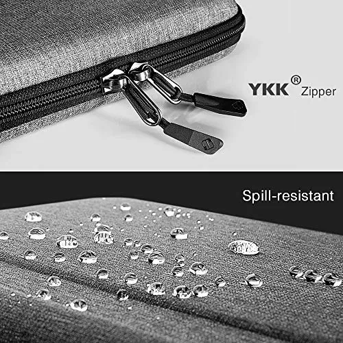 tomtoc 11.6-13 Inch Slim Hard Case for 13-inch MacBook Air 2018-2021 M1/A2337 A2179, MacBook Pro 13 2016-2021 M1/A2338 A2251 A2289, Organized Shoulder Bag with Tablet Pocket for Up to 11 iPad Air/Pro