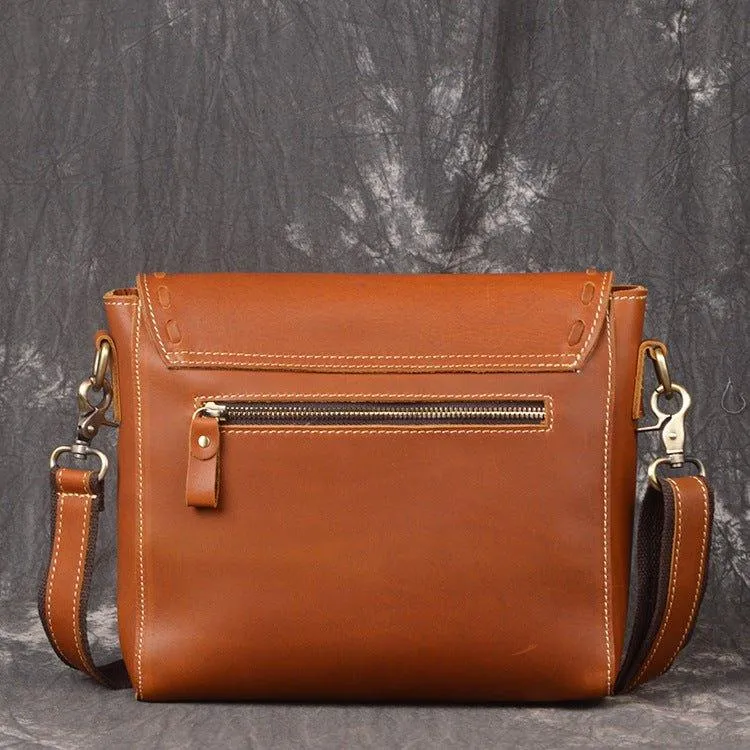 Woosir Women's Crossbody Messenger Bag Leather Handmade