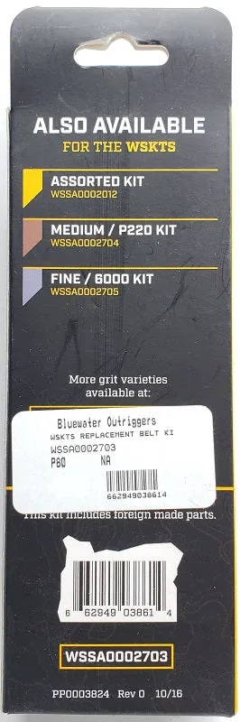 Work Sharp Sharpeners Replacement Belt Kit Coarse P80 WSSA0002703