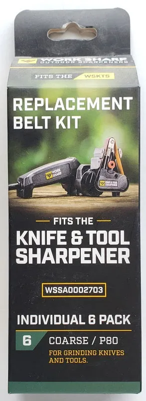 Work Sharp Sharpeners Replacement Belt Kit Coarse P80 WSSA0002703